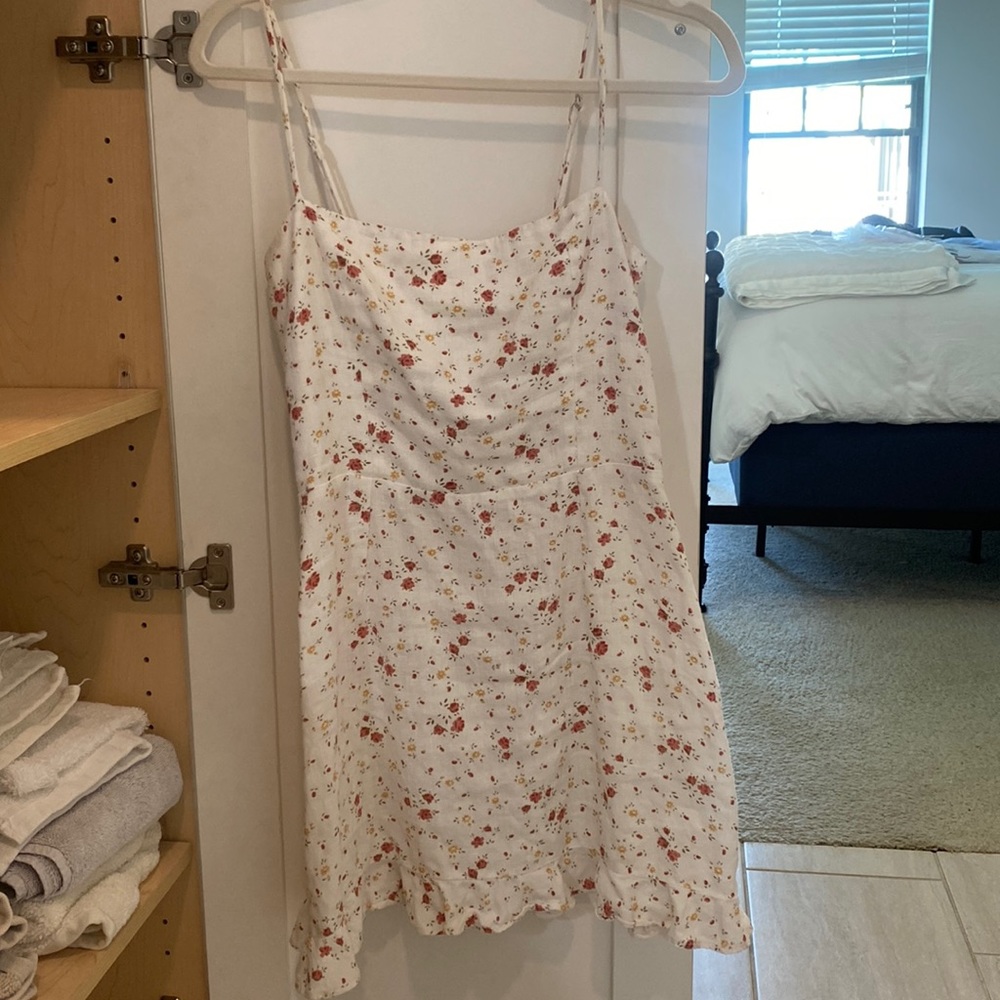 Reformation mini linen dress - size 8